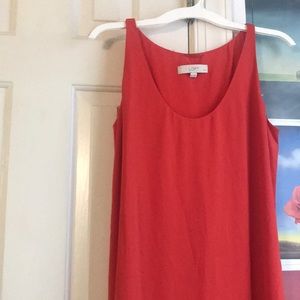 Orange tank dress
